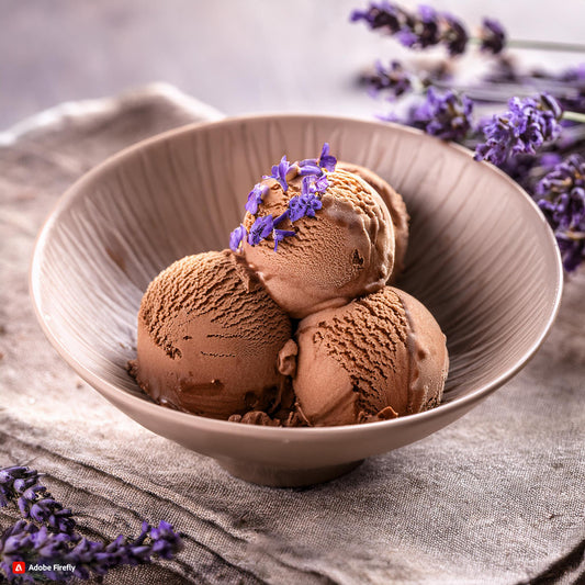 Cacao Lavender Ice cream