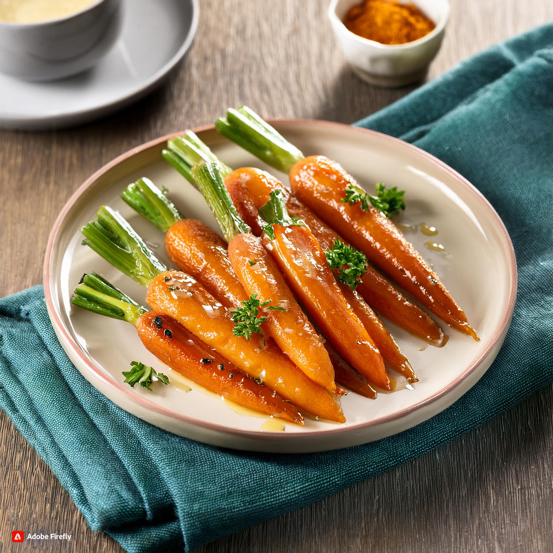 Creamed Honey Glazed Carrots