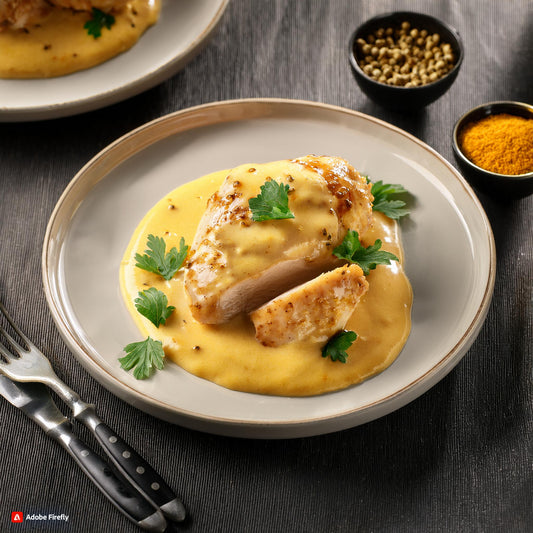 Creamed Honey Mustard Chicken